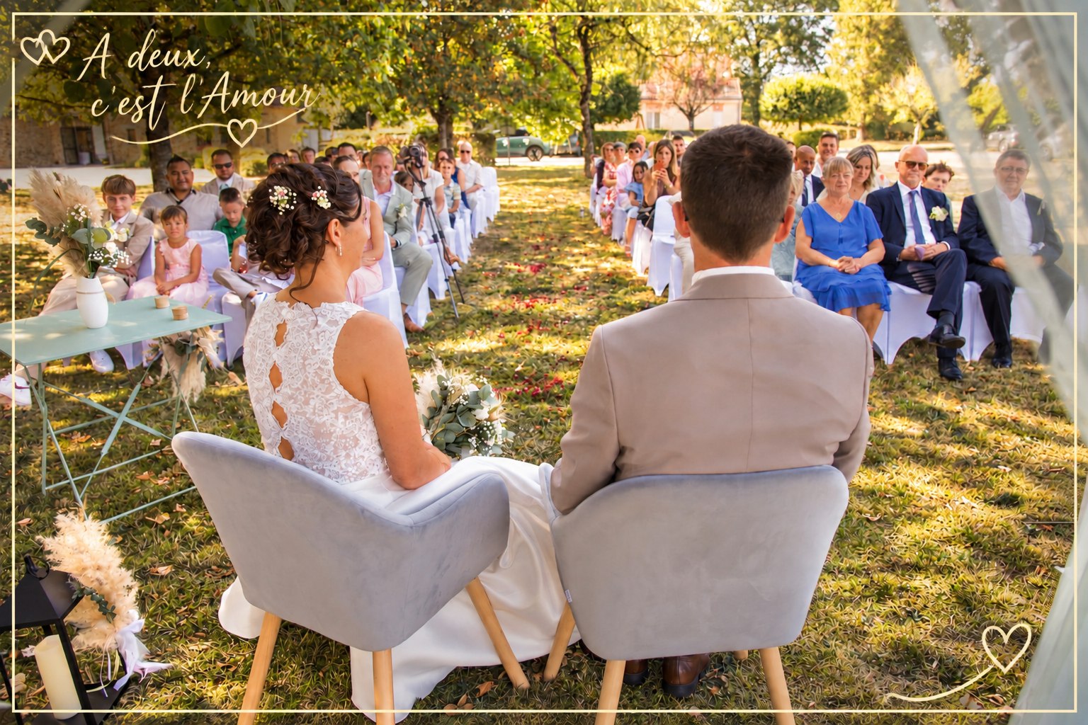 Cérémonie de mariage en extérieur